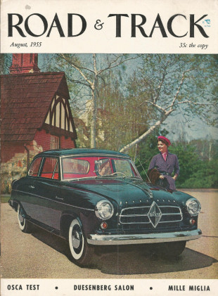 ROAD & TRACK 1955 AUG - OSCA 1490 SPYDER, AUSTIN CAMBRIDGE, MG LeMANS